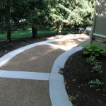 pathway and landscaping