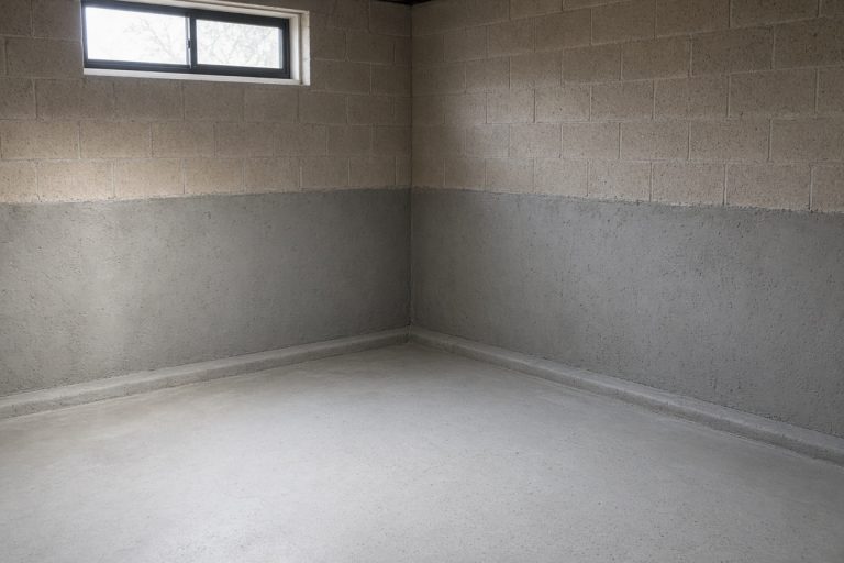 Finished concrete basement walls and dry floor — Concrete Basements in Michigan City