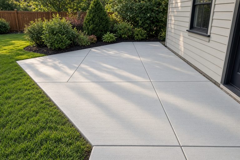 Finished patio and walk after a full slab replacement — Concrete Demolition in Chesterton