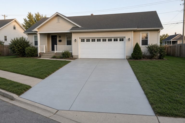 New driveway slab after a full tear-out — Concrete Demolition Companies in Lake Station