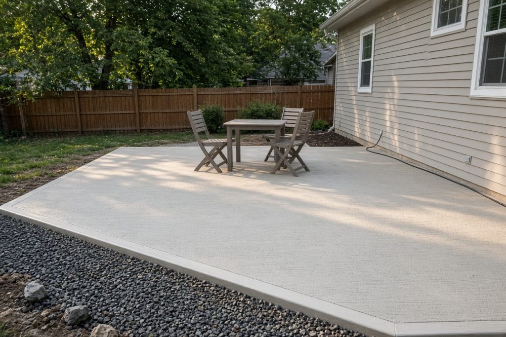 Concrete Patios in Gary, Indiana by Cabe's Concrete