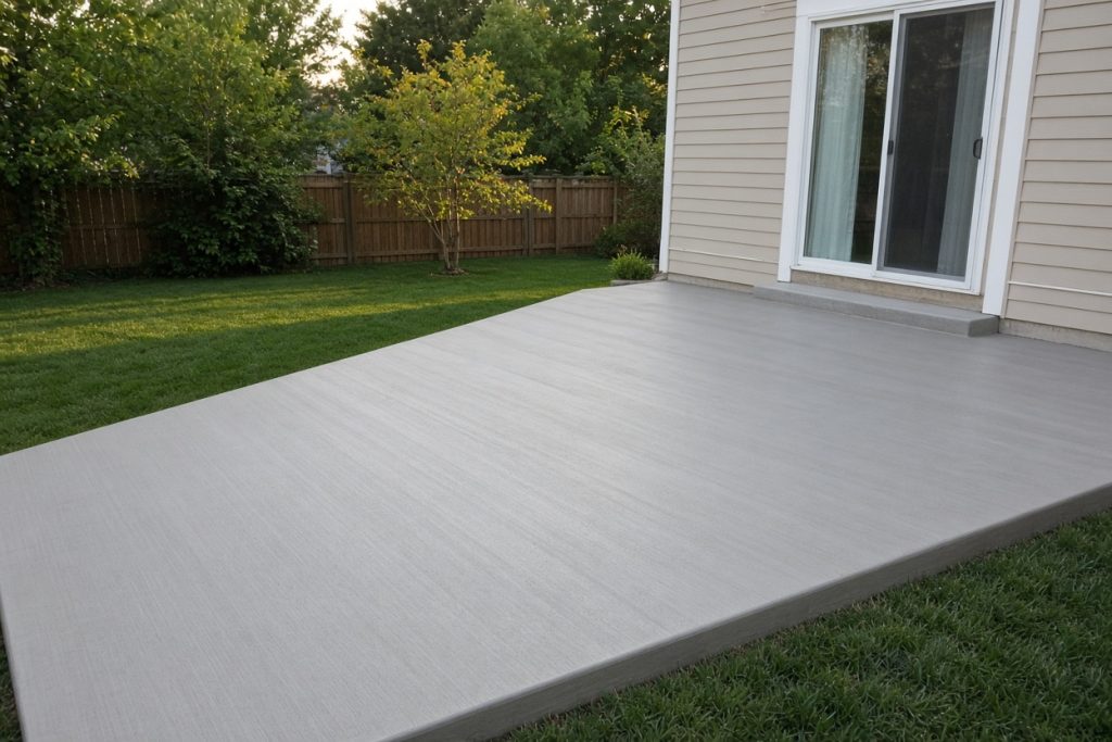 Concrete Patios in Merrillville, Indiana by Cabe's Concrete