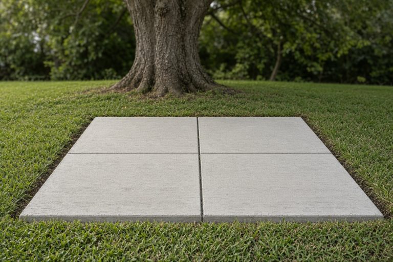 Level new sidewalk squares with a broom finish — Concrete Sidewalks in Hobart